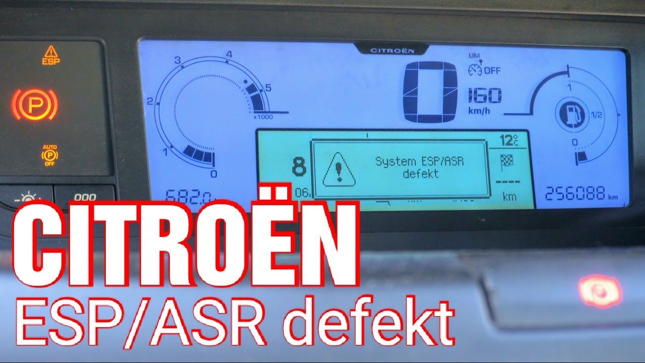 Citroen Grand C4 Picasso - Fehlermeldung ESP/ASR defekt (Die Lösung)