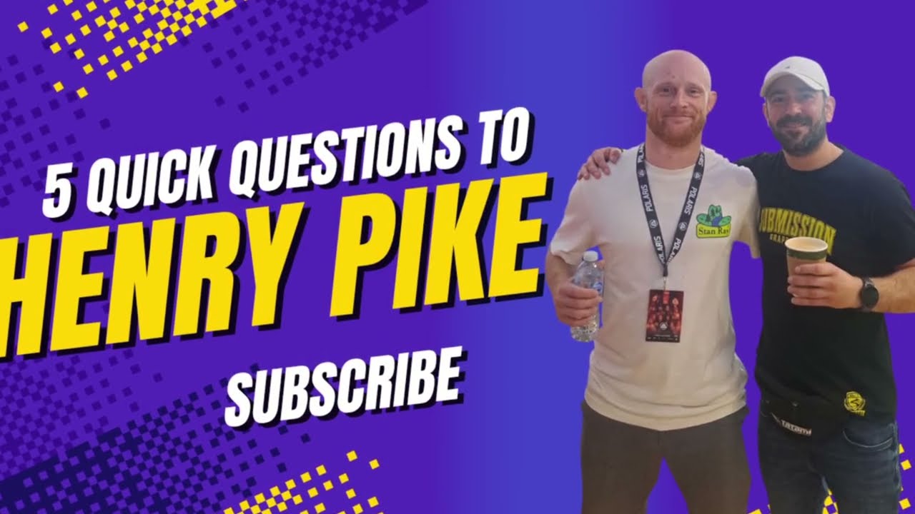Five questions to black belt Henry Pike 