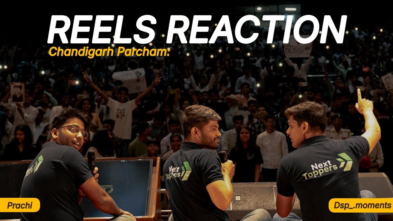 Their Reactions on our reels:😂 || Next toppers || Parcham event in Chandigarh || Meme reaction.