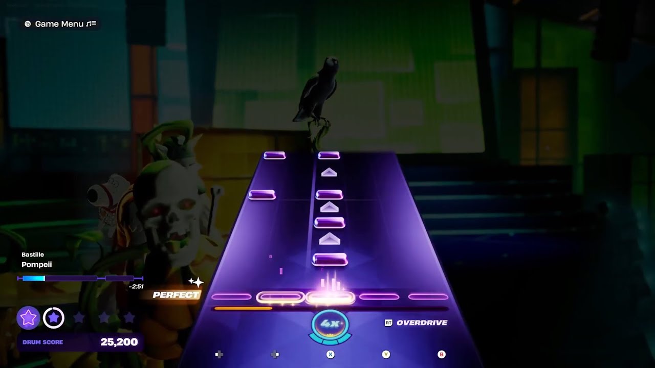 Pompeii - Drums All Perfects 100% FC (Fortnite Festival S9)