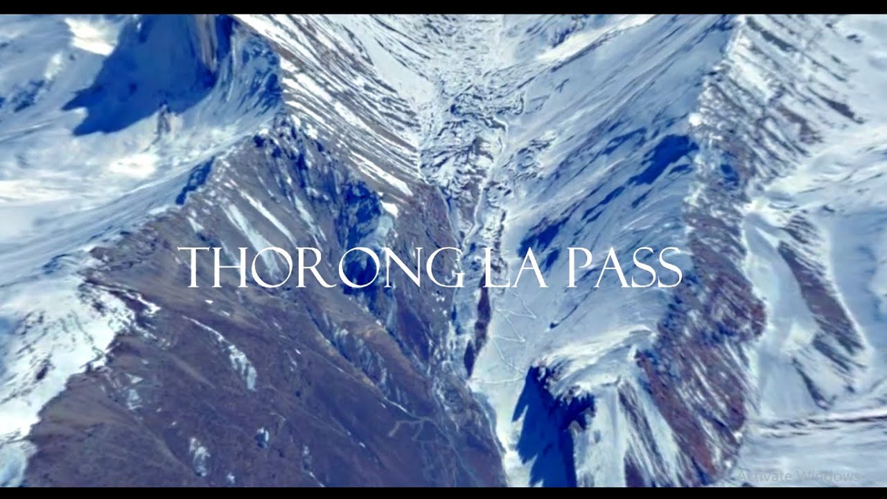 Thorong La Pass Nepal. virtual tour.