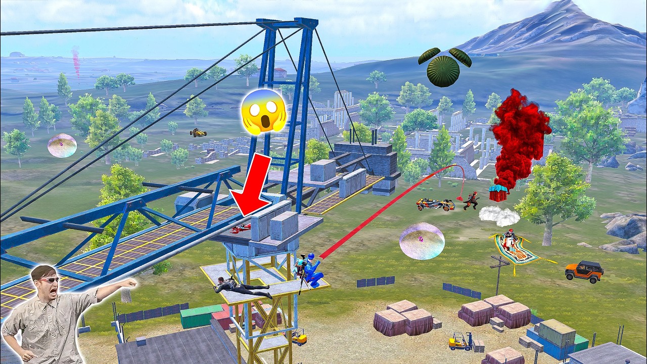 Враги меня не видят 😱😱 PUBG MOBILE троллит нубов 😂