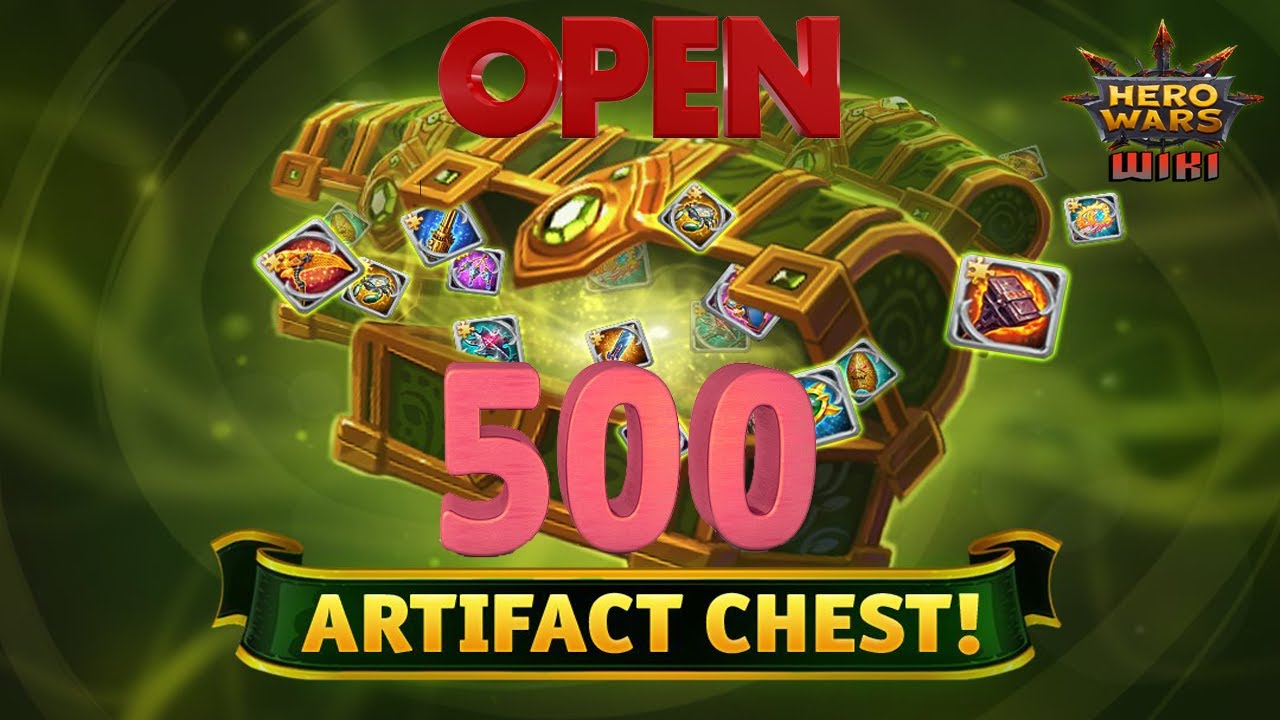 OPENING ARTIFACT CHEST WITH 500 KEYS (HERO WARS)