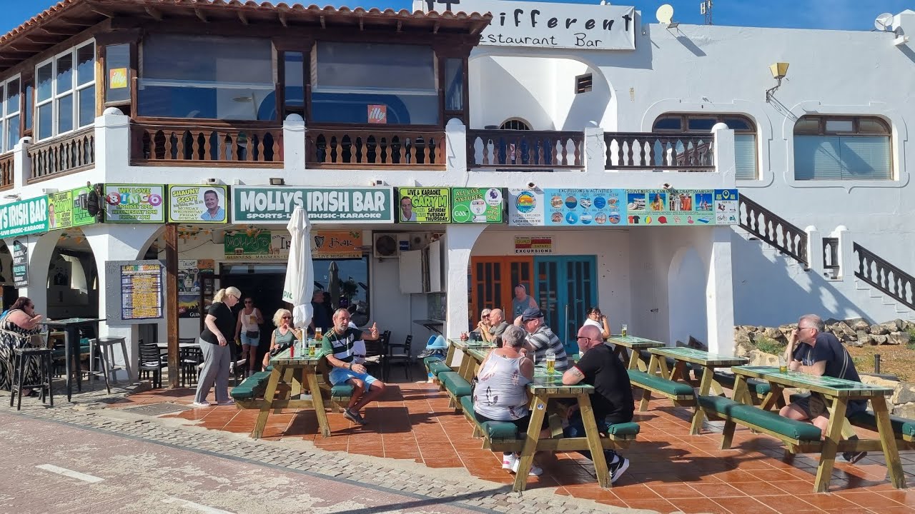 FUERTEVENTURA - Going Downhill In Caleta De Fuste......