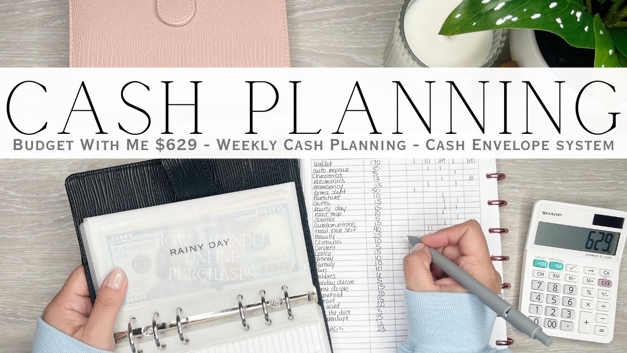 Budget With Me $629 | Cash Planning for the Week| How I Am Adding Money to My Cash Envelope System