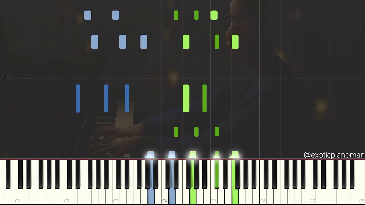 Jonathan Batiste  Born To Play Reprise  Soul 2020 OST from Pixar Solo Jazz Piano Synthe