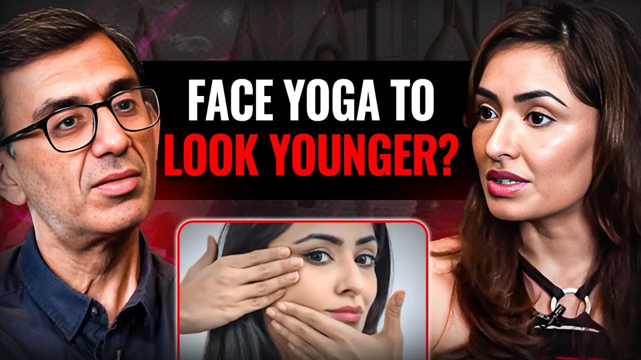 Face Yoga For Dark Circles, Double Chin & Chubby Cheeks | Vibhuti Arora Face Yoga | Hindi Podcast