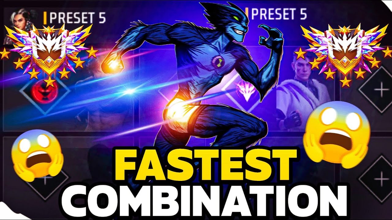 High Speed Character Skill Combination 🤫 free fire 🤯
