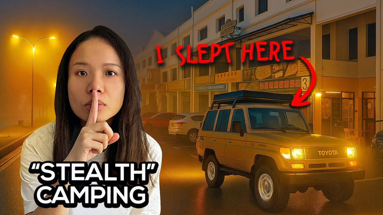 I stealth camping in Gohtong Jaya & Genting with my Land Cruiser ASMR