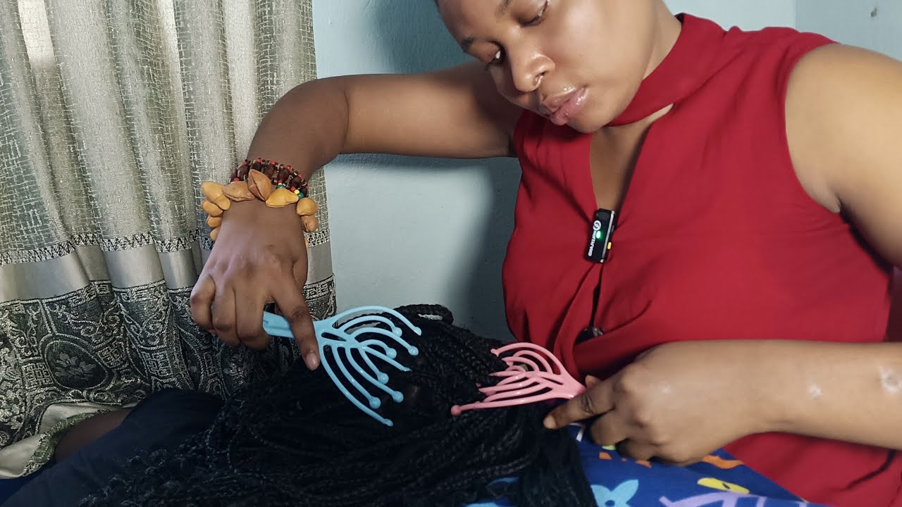 ASMR Satisfying and Relaxing Scalp Scratching  😴 Hair Picking, Head Massage & Hair Pulling 