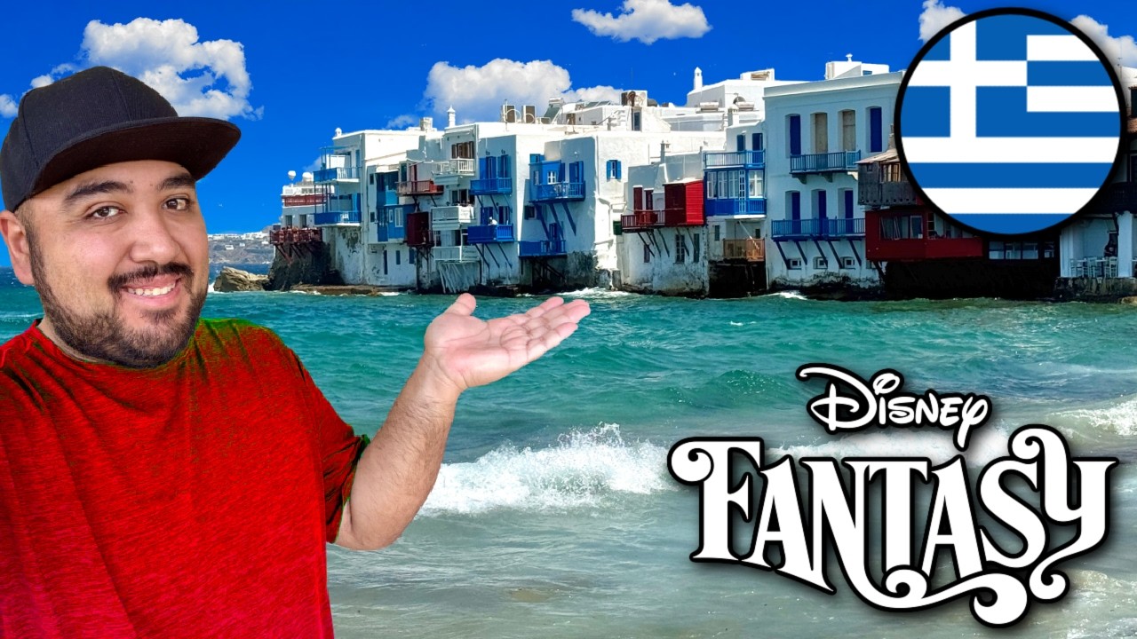 WELCOME TO MYKONOS, GREECE! Disney Fantasy 7-Night Greek Isles Cruise! Disney Cruise Vlog