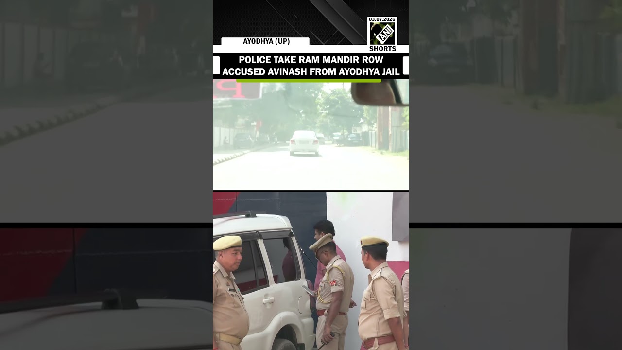 Ram Temple donations row: Police take accused Avinash Shukla from Ayodhya district jail