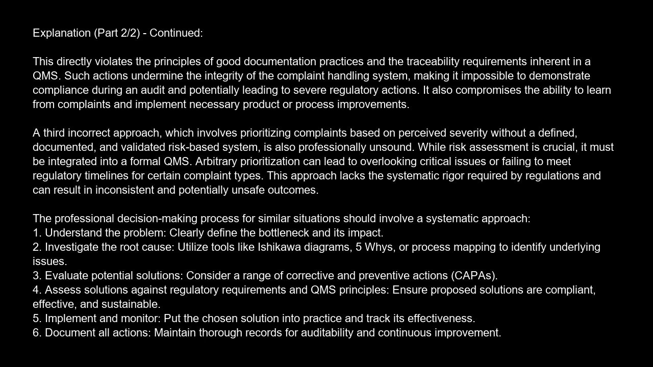 Certified Medical Device Auditor  CMDA  Free Practice Test And Answers Updated