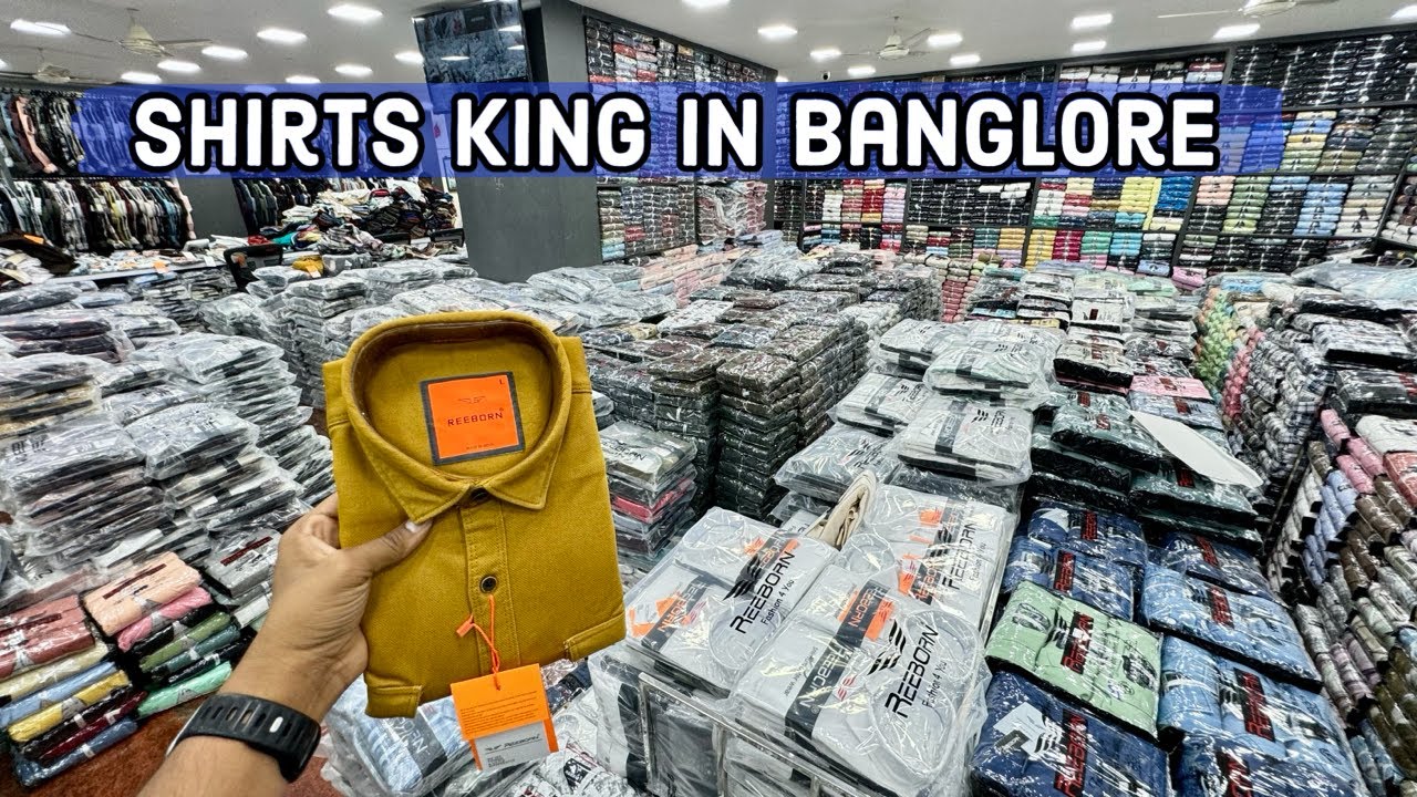 Reeborn shirts in Bengaluru / Chickpet wholesale Market / Quality shirts