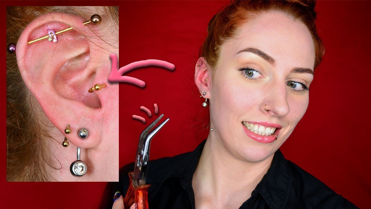 Piercings: Tragus jewellery change -1st time😱-