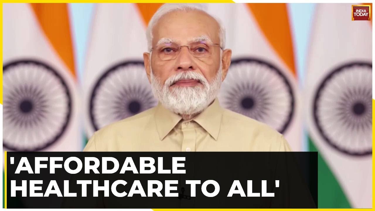 PM Modi Addressing At G20 Health Ministers' Meet, Says Promoting Traditional Methods Of Medicines