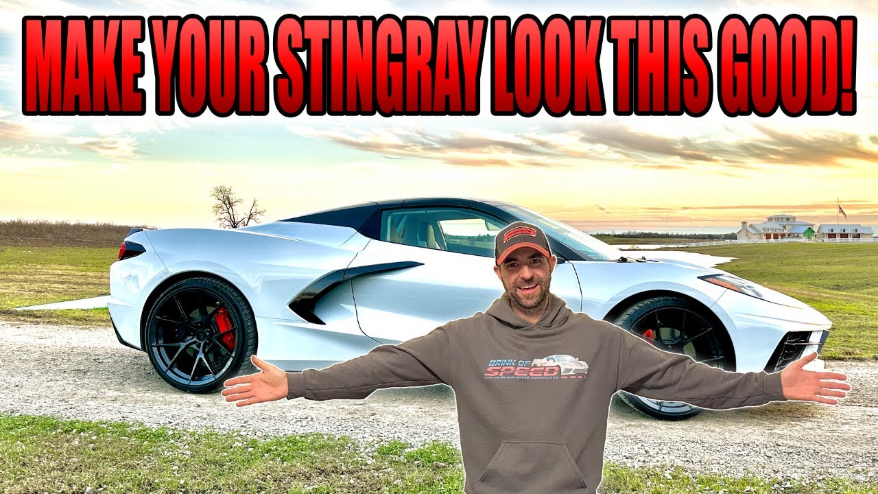 1st YouTuber to add this Z06 PIECE to my C8 Stingray!