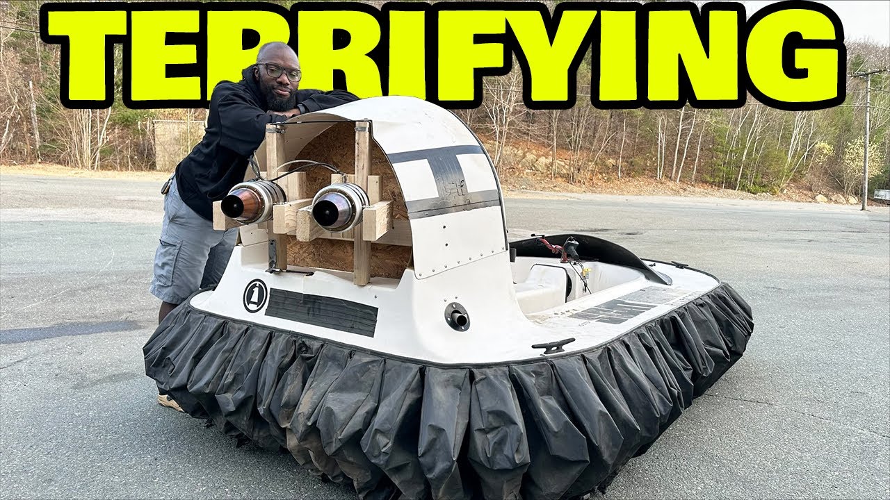 We built the worlds first full-size Jet Powered Hovercraft
