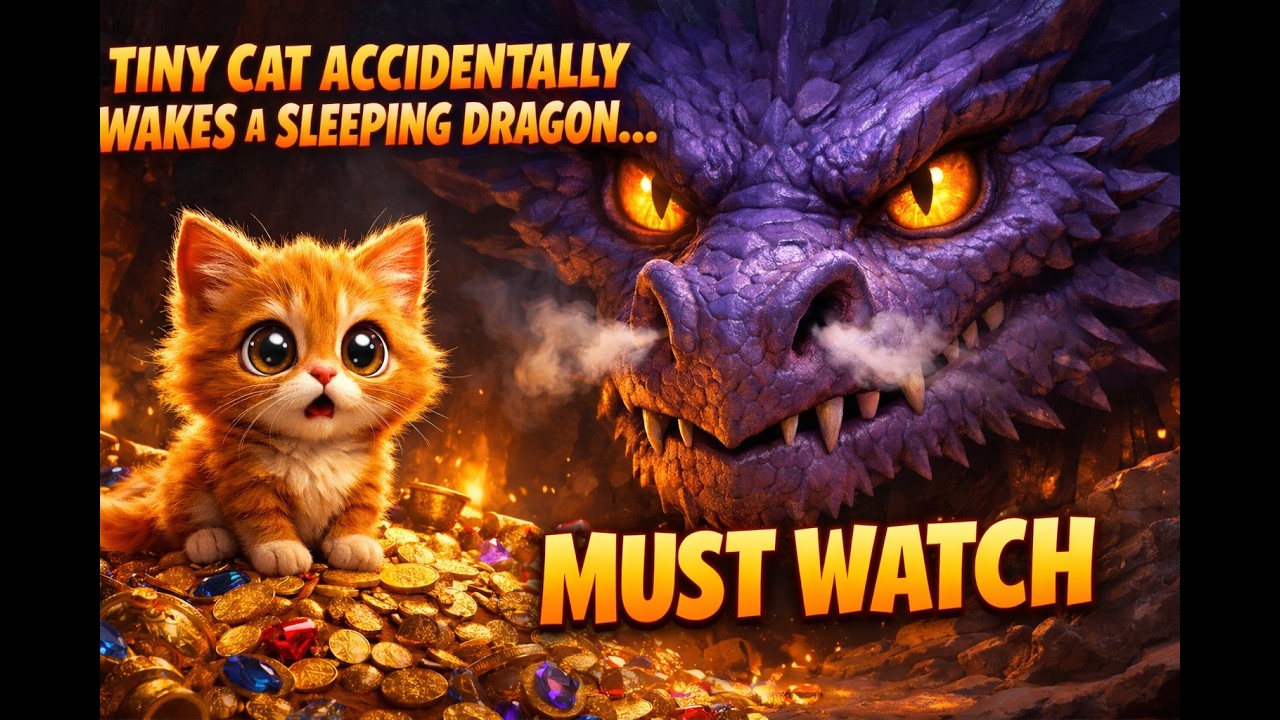 Tiny Cat Accidentally Wakes a Sleeping Dragon… What Happens Next Is Unbelievable! | Magic Paws TV
