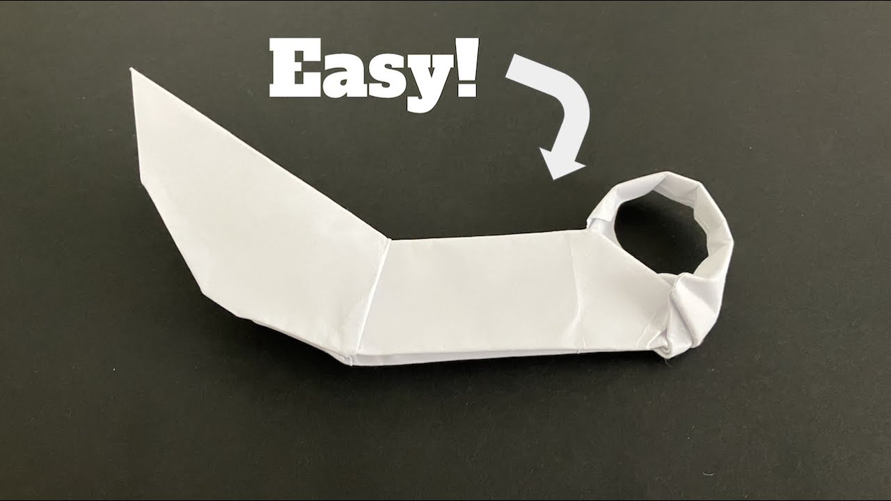 How to make a Paper Karambit Knife