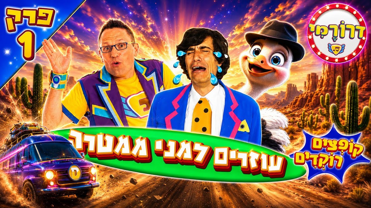 מני ממטרה איבד את בתיה 🦤 פרק מלא 🤸 קופצים רוקדים עם דרורמי 💪 ערוץ הכוכבים - יוקיד