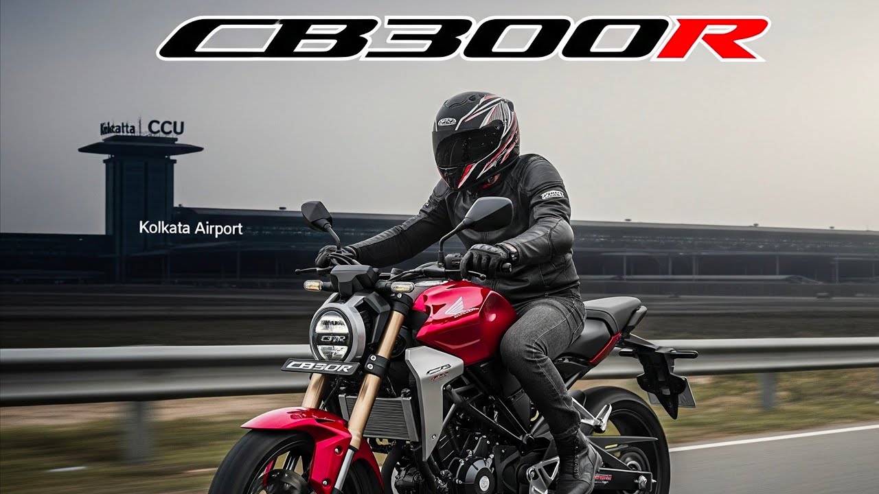Beside CCU airport ride ( uncut ) in my Honda CB300R