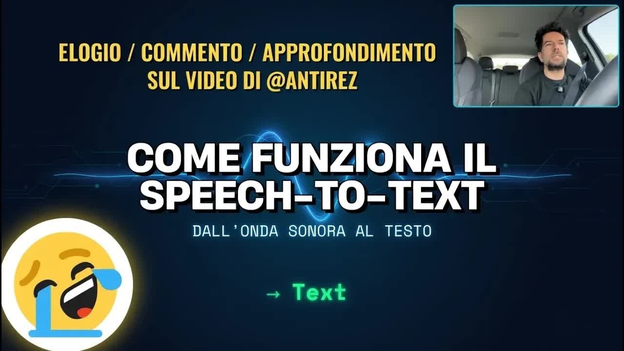 Come Funziona il Speech-to-Text (Reagendo ad @antirez)