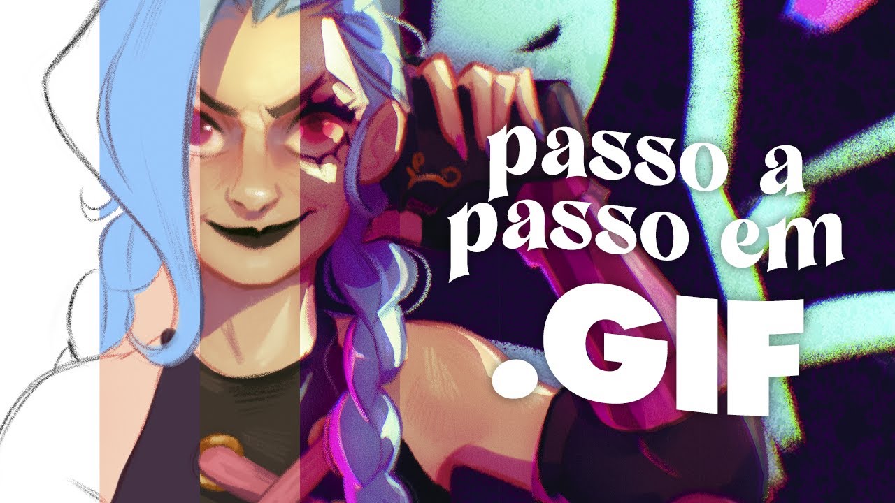 Como fazer GIF da ilustração para seu portfólio