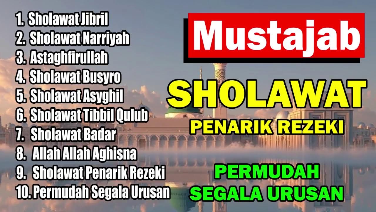 🔴 LIVE  FULL ALBUM SHOLAWAT NABI PENARIK REZEKI | Sholawat Jibril Terpopuler 2026