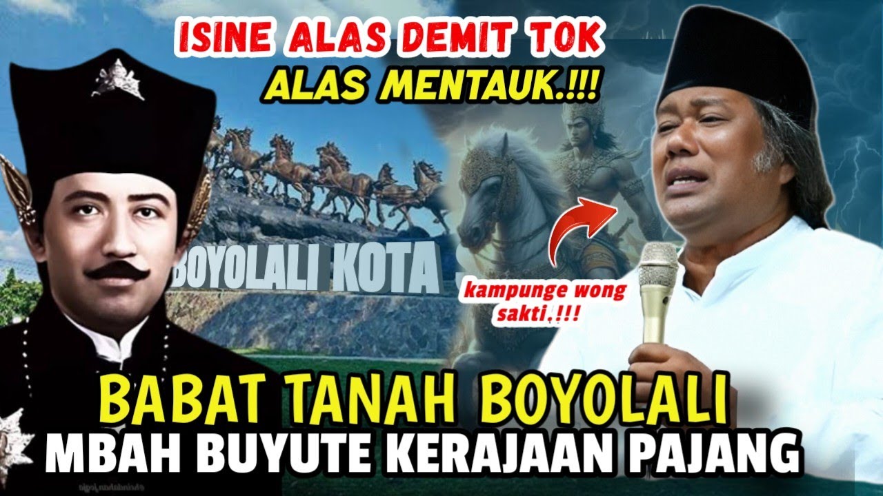 GUS MUWAFIQ TERBARU 2025 ASAL USUL DAN BABAT TANAH BOYOLALI SANGEN JEMOWO BOYOLALI