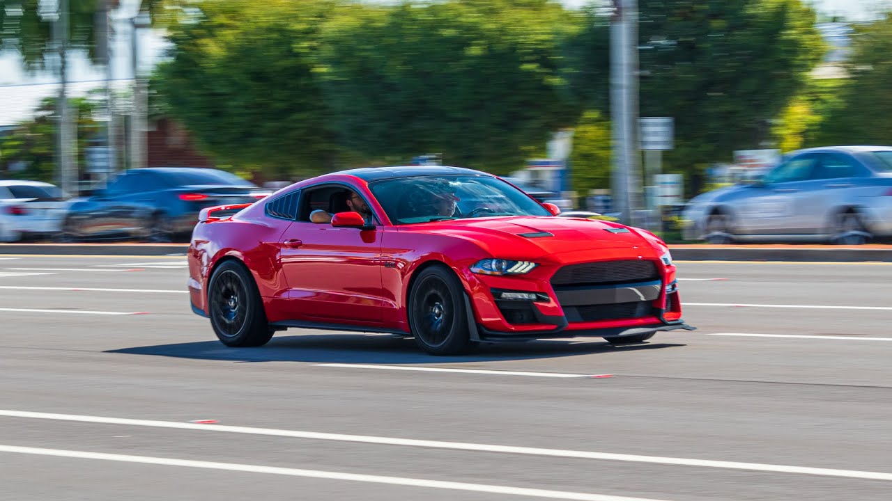 Huracan, Mustang, Hellcat, Camaro - BURNOUTS, REVS, and Casual Exits at Cars and Coffee Palm Beach