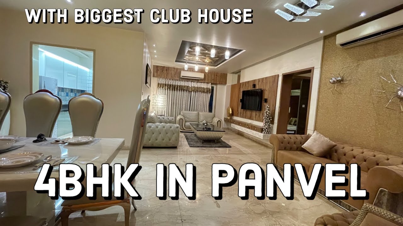 Spacious 4BHK || Panvel near airport  || Sai World City || Contact : 9619227846