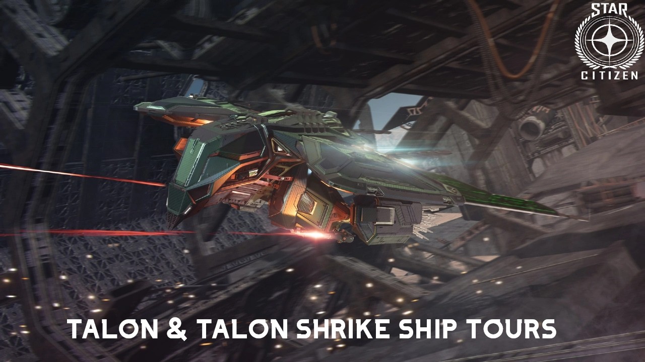 COOLEST ALIEN SHIPS? | TALON & TALON SHRIKE SHIP TOURS | STAR CITIZEN