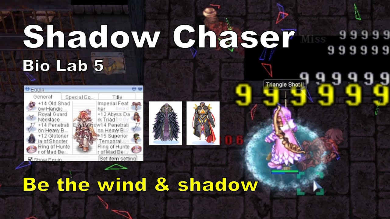 [BB iRO] Shadow Chaser Triangle Shot & Faint Bomb - Bio Lab 5 - IRO Chaos