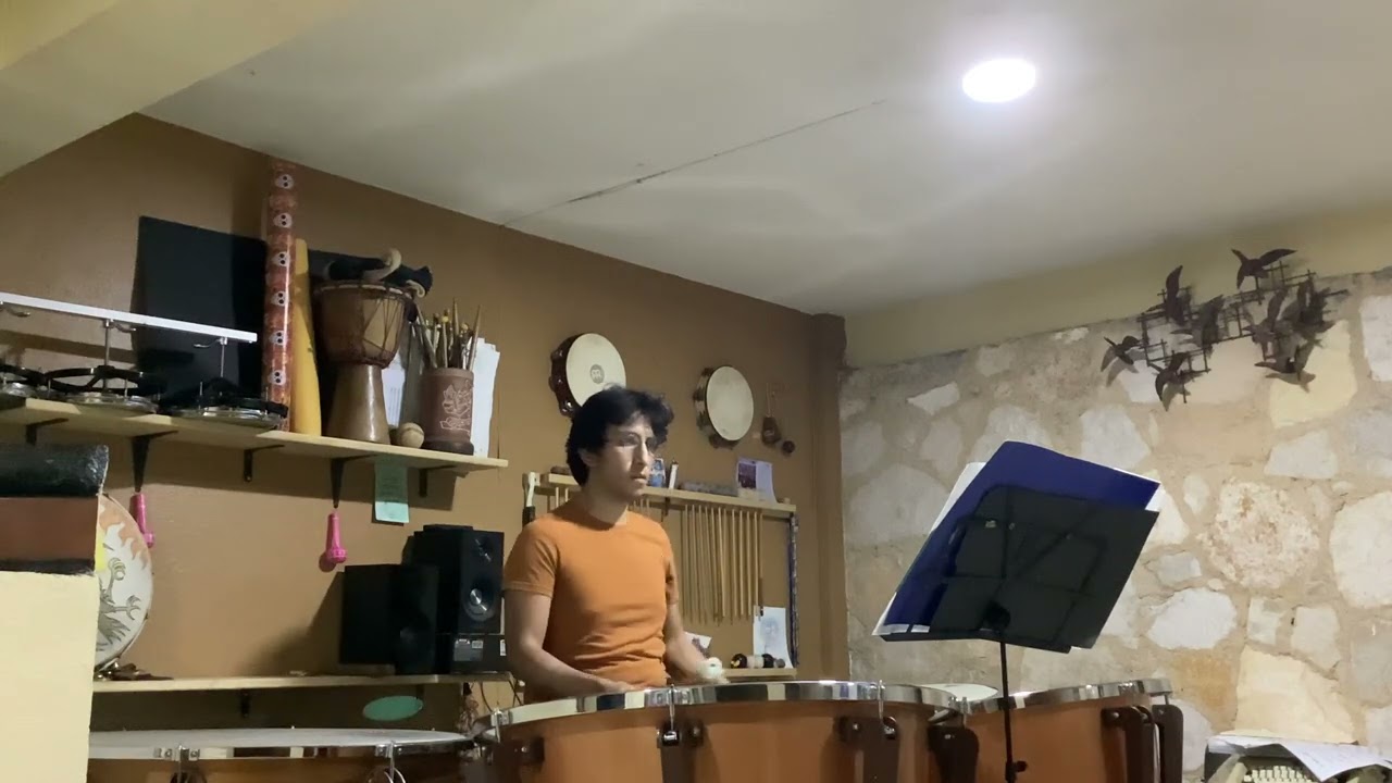 Delecluse Etüde #9 de los 20 estudios para timbal