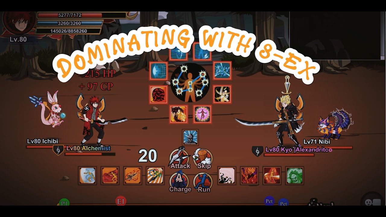 Shinobi Warfare PvP - Mastering 8-EX Talent for New Patch
