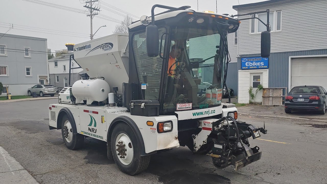Python 5000 Pothole Patcher Road Work In Ottawa Canada