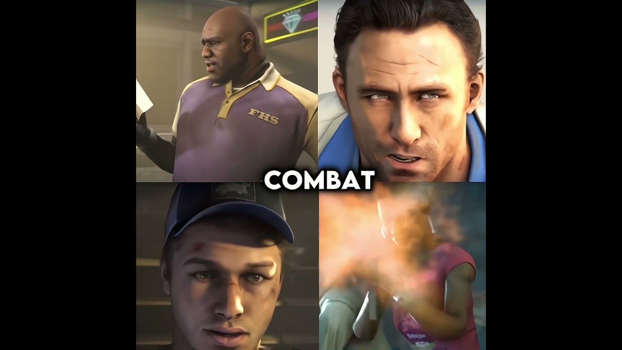 Ellis Vs Nick Vs Coach Vs Rochelle #edit Left4dead2#versus#fyp #foryou