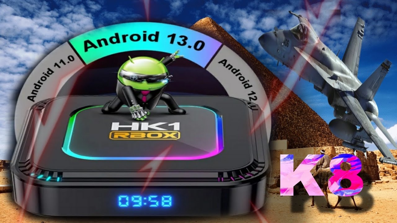 Tv Box Lançamento Hk1 Rbox K8 Android 13 Nota 10!!