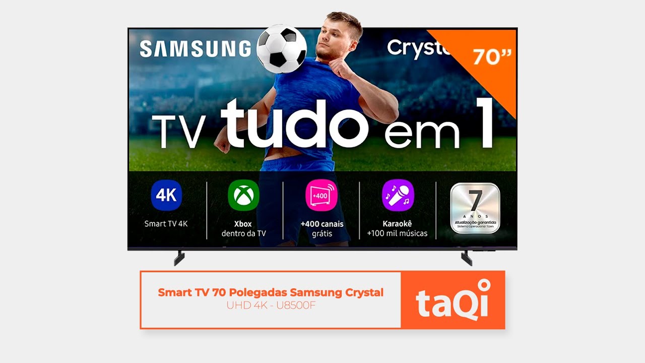 Smart TV 70 Polegadas Samsung Crystal UHD 4K - U8500F | taQi