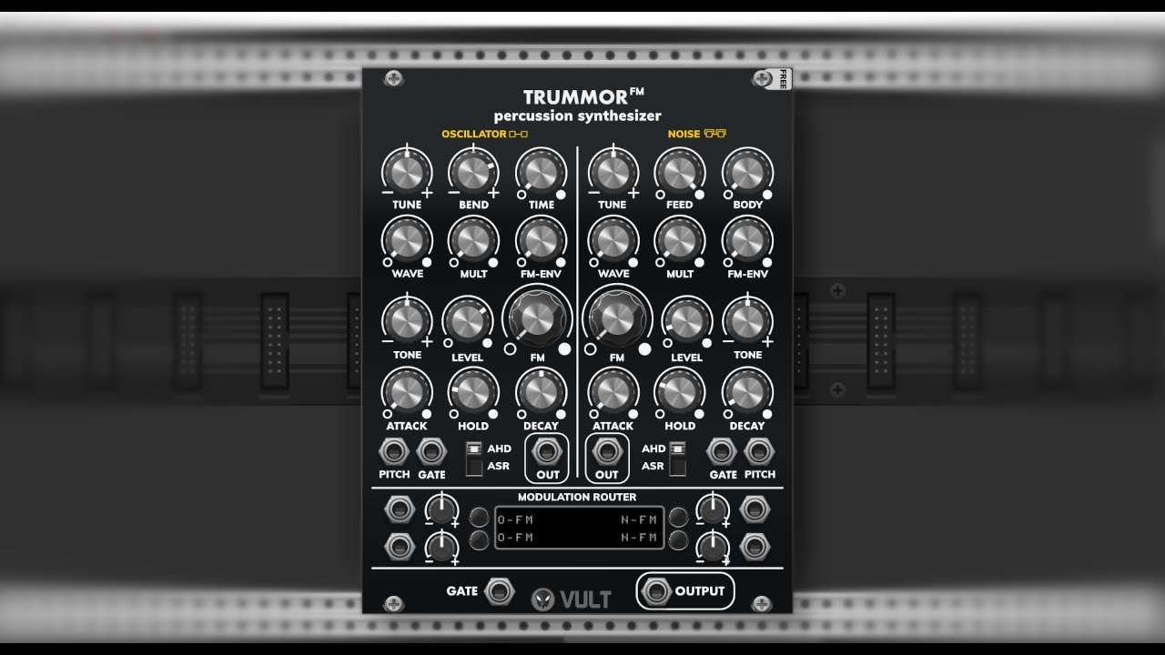 New Trummor from Vult! \ Patch from scratch with Trummor FM