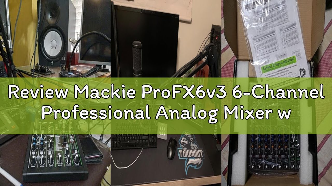Review Mackie ProFX6v3 6-Channel Professional Analog Mixer with USB, Onyx Mic Preamps and GigFX Effe