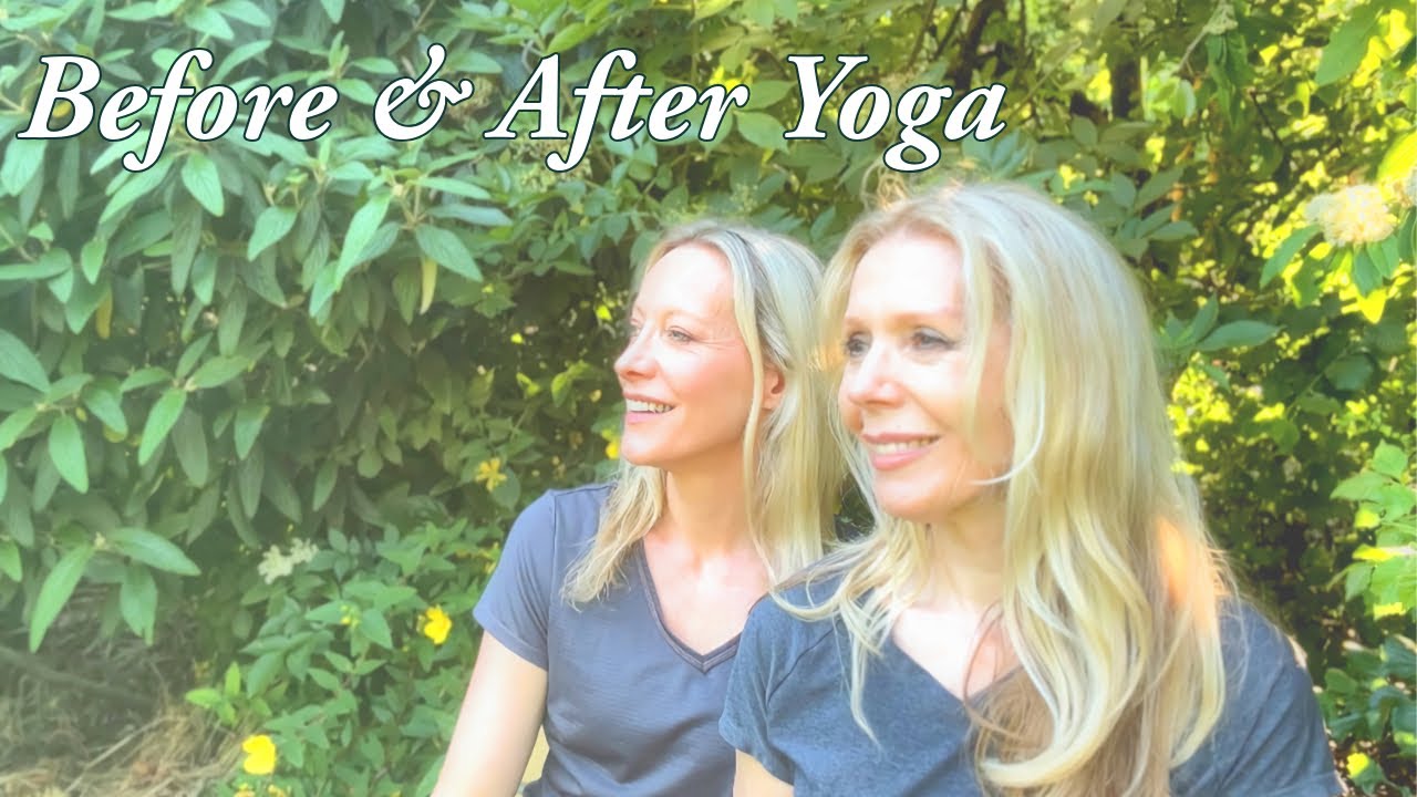 Before Yoga and After Yoga - Funny - Mum and Daughter - Mother & Daughter