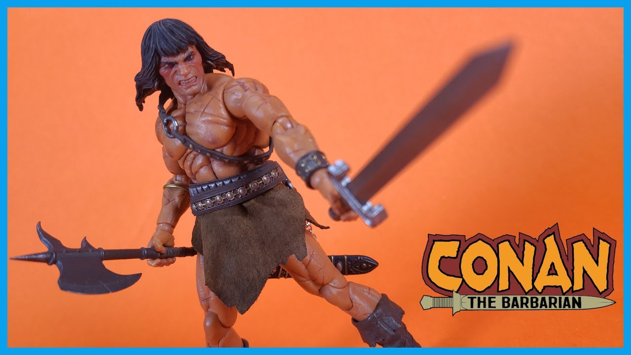 Обзор фигурки Конан-варвар от Mezco Toyz One:12 Collective Frank Frazetta