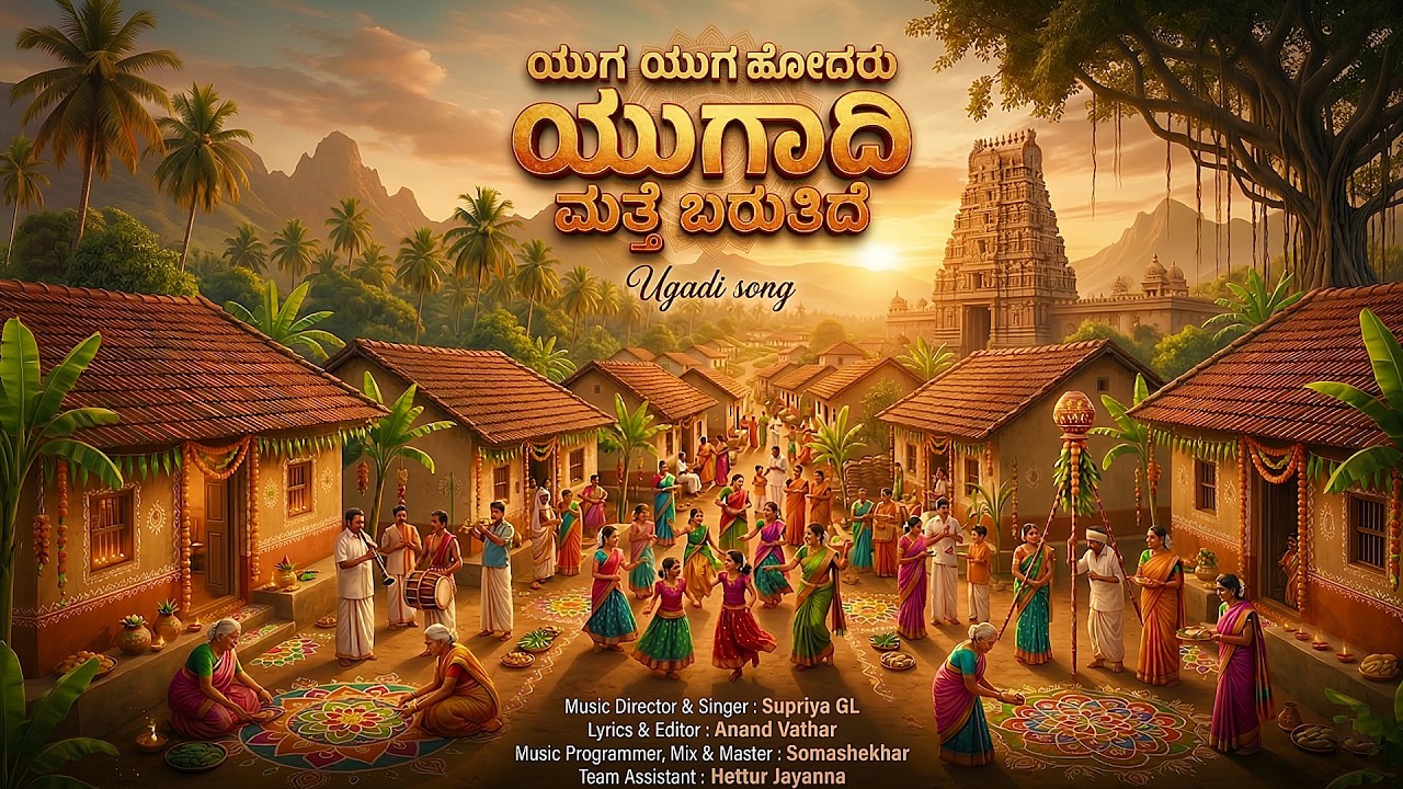Yugadi Matte Barutide | Ugadi Festival Kannada Song | Supriya GL #ugadi #ugadisongs #yugadi #kannada