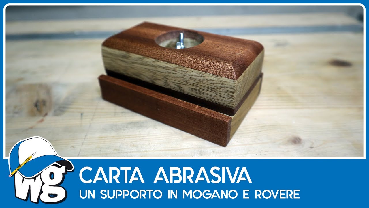 Carta abrasiva: come riciclare mogano e  rovere