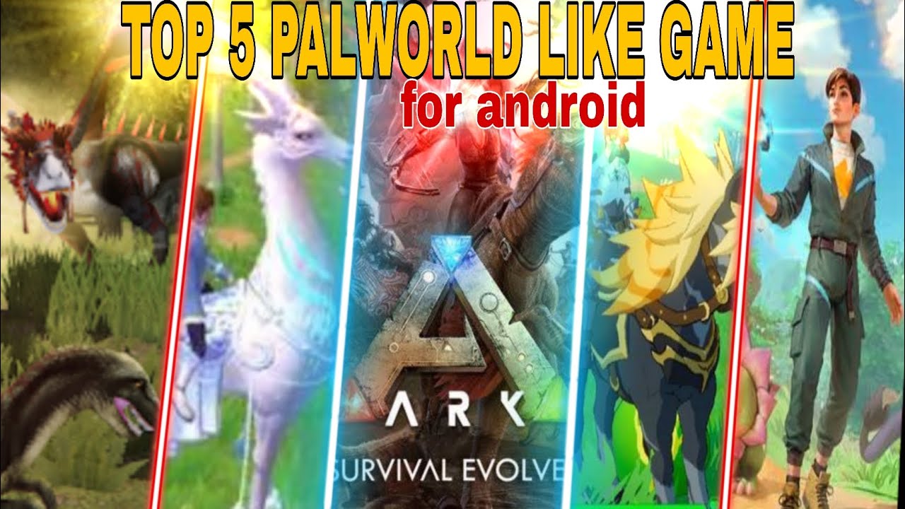 Palworld Jaisa Game Mobile Me! 😍 Top 5 Best Creature Survival Games (High Graphics)
