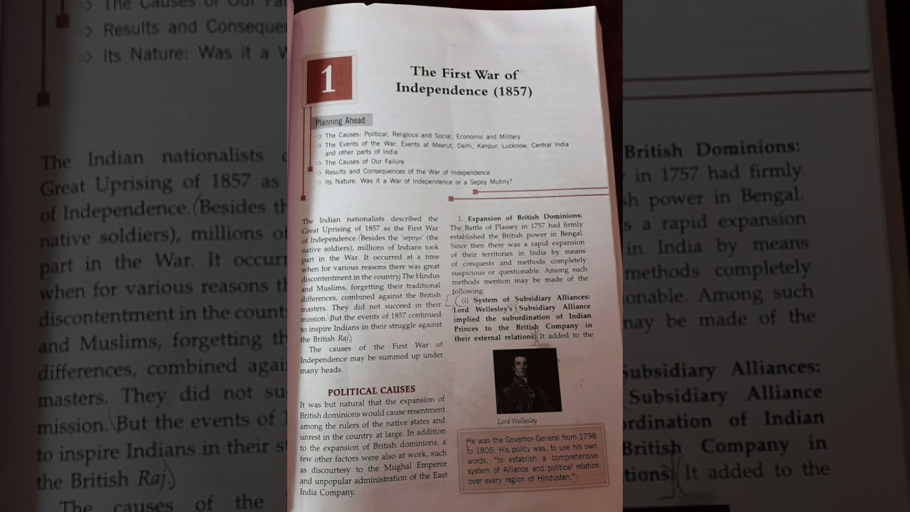 Introduction of revolt of 1857