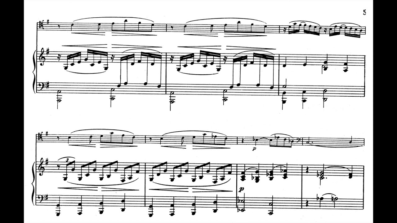 Saint-Säens - Bassoon Sonata, 1st Mov. (piano accompaniment)