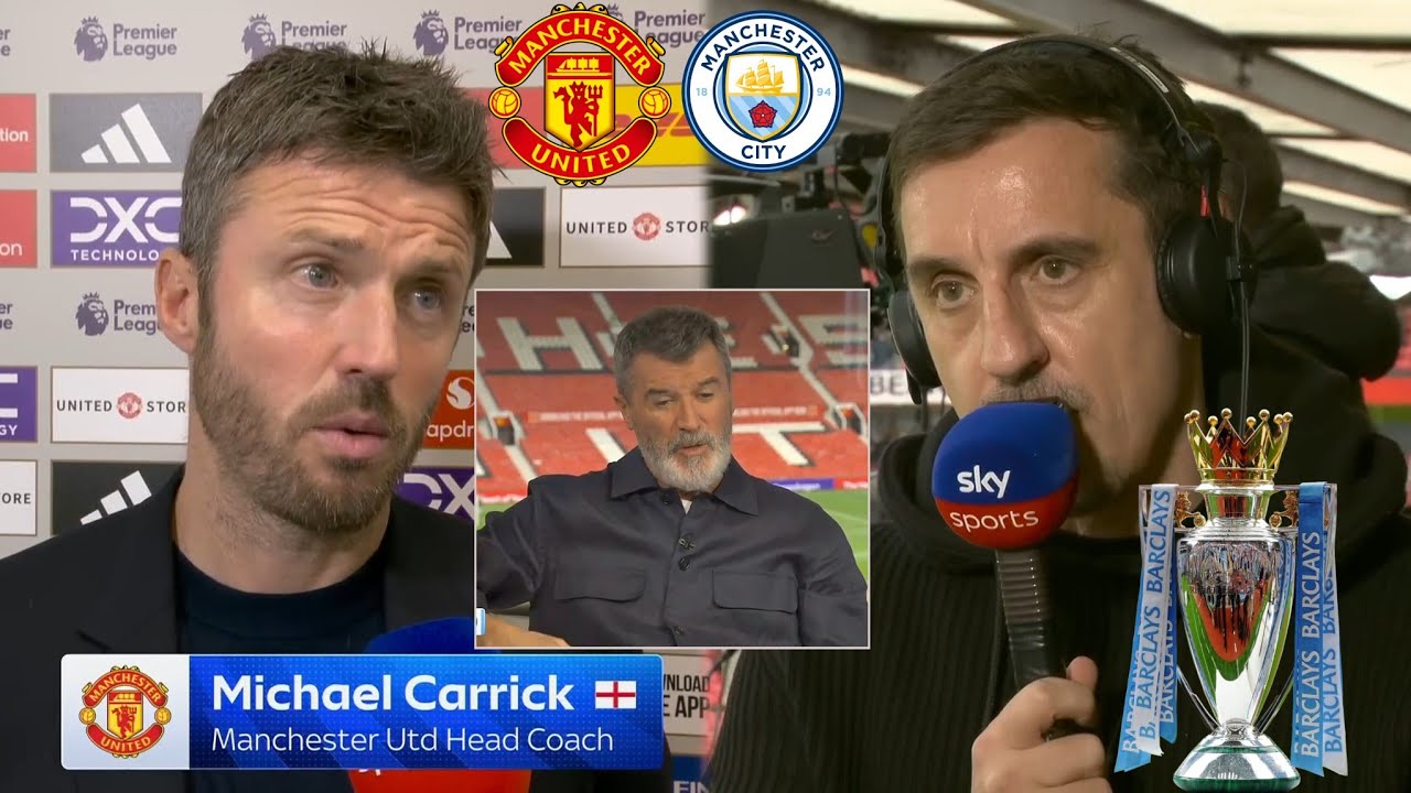 Gary Neville Reveals Carrick's 72-Hour Title Race MIRACLE Man utd vs Man City 2-0 | Pundit Reaction